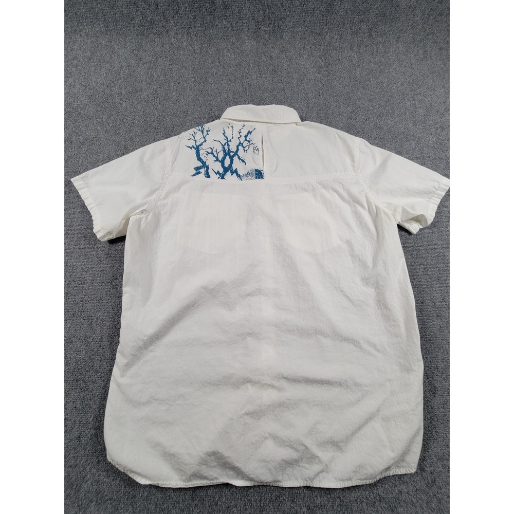 The North Face Shirt Mens XL Print Graphics Button Up Outdoors Hiking Casual - Picture 3 of 7